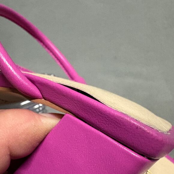 INTENTIONALLY BLANK x REVOLVE Wick Sandal Heels in Flamingo Pink Size 7 - Picture 14 of 16